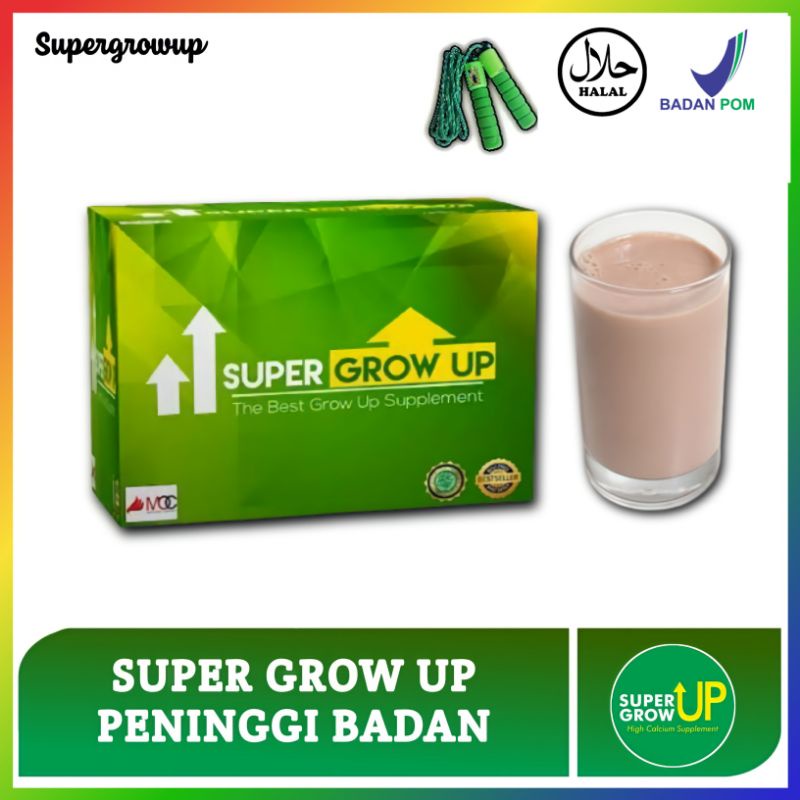 

BISA COD SUPER GROW UP ORIGINAL PENINGGI BADAN PENAMBAH TINGGI BADAN HYPERGROW SUPLEMEN PENINGGI / Susu peninggi badan suplemen herbal ORIGINAL untuk anak remaja dewasa / susu penambah tinggi badan untuk anak / kesehatan badan / suplemen peninggi