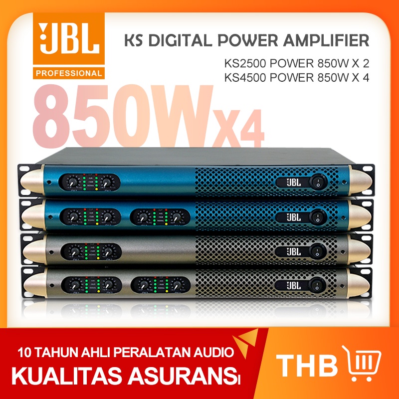 NEW BAXS [COD] Power Amplifier KS2500/KS4500 2/4 channel 850W high power murni post-stage digital power amplifier PRODUK ASLI