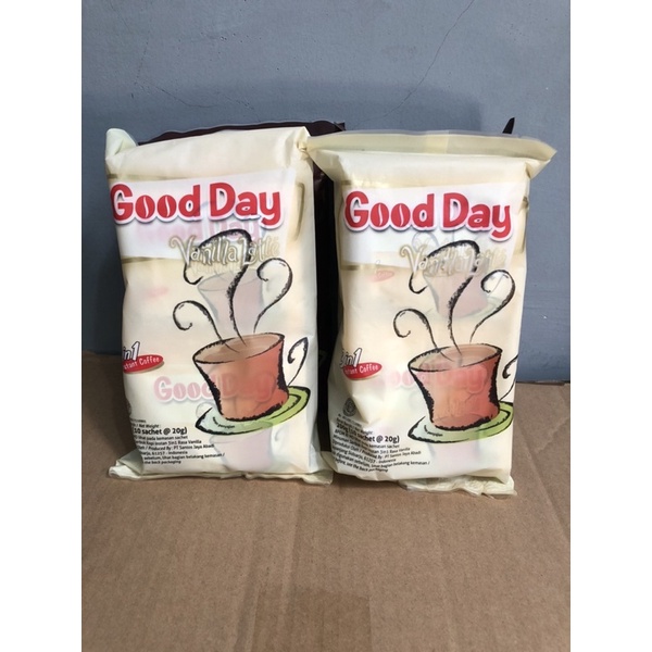 

GOOD DAY COFEE VANILLA LATTE 3in1 10 x 20gr