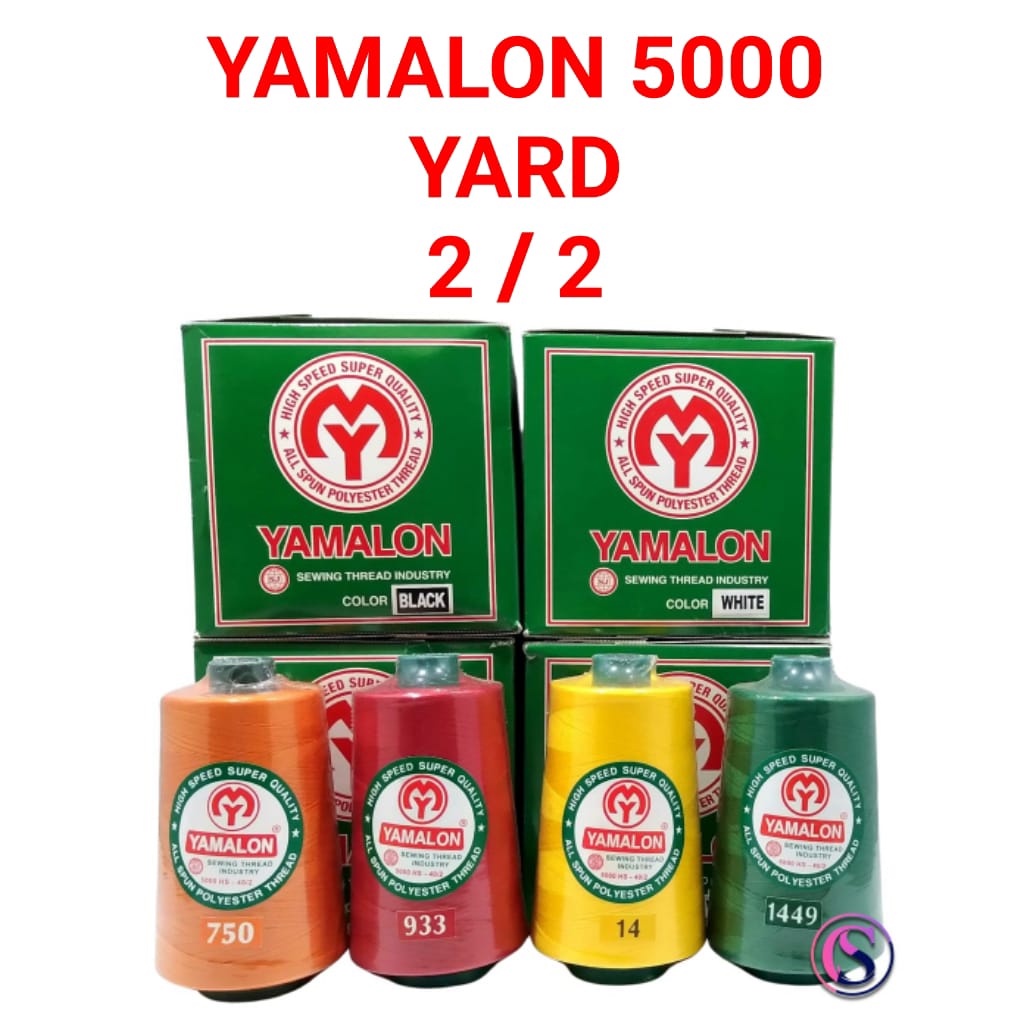 [6 rol] Benang jahit yamalon 5000 yard bagian 2