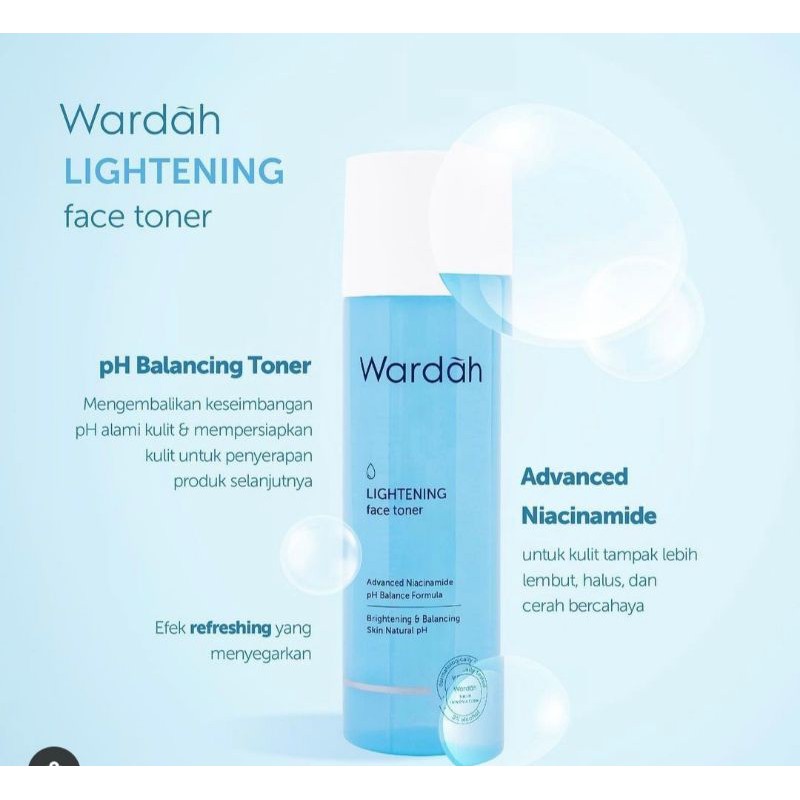 Wardah Lightening Face Toner 125ml