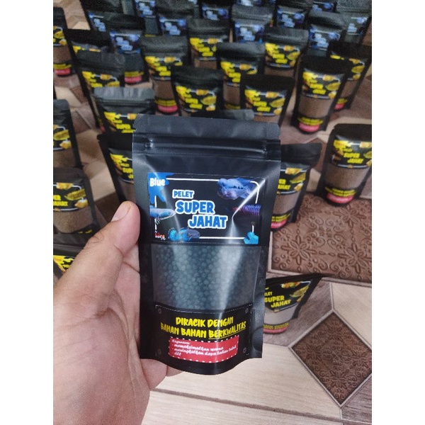 pakan chana // pelet chana // pelet jahat racikan // pelet Super jahat blue predator 50gr // pelet a