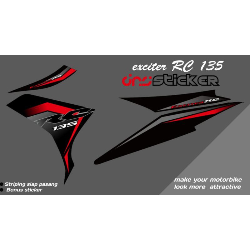 Striping jupiter mx exciter RC 135