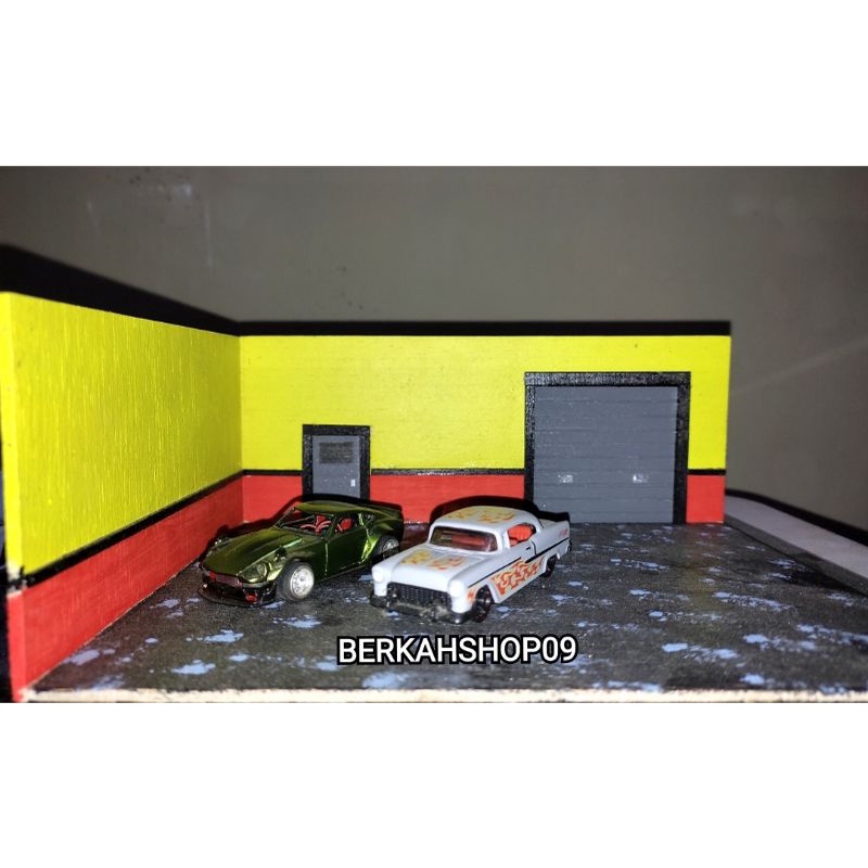 Diorama garasi 1/64