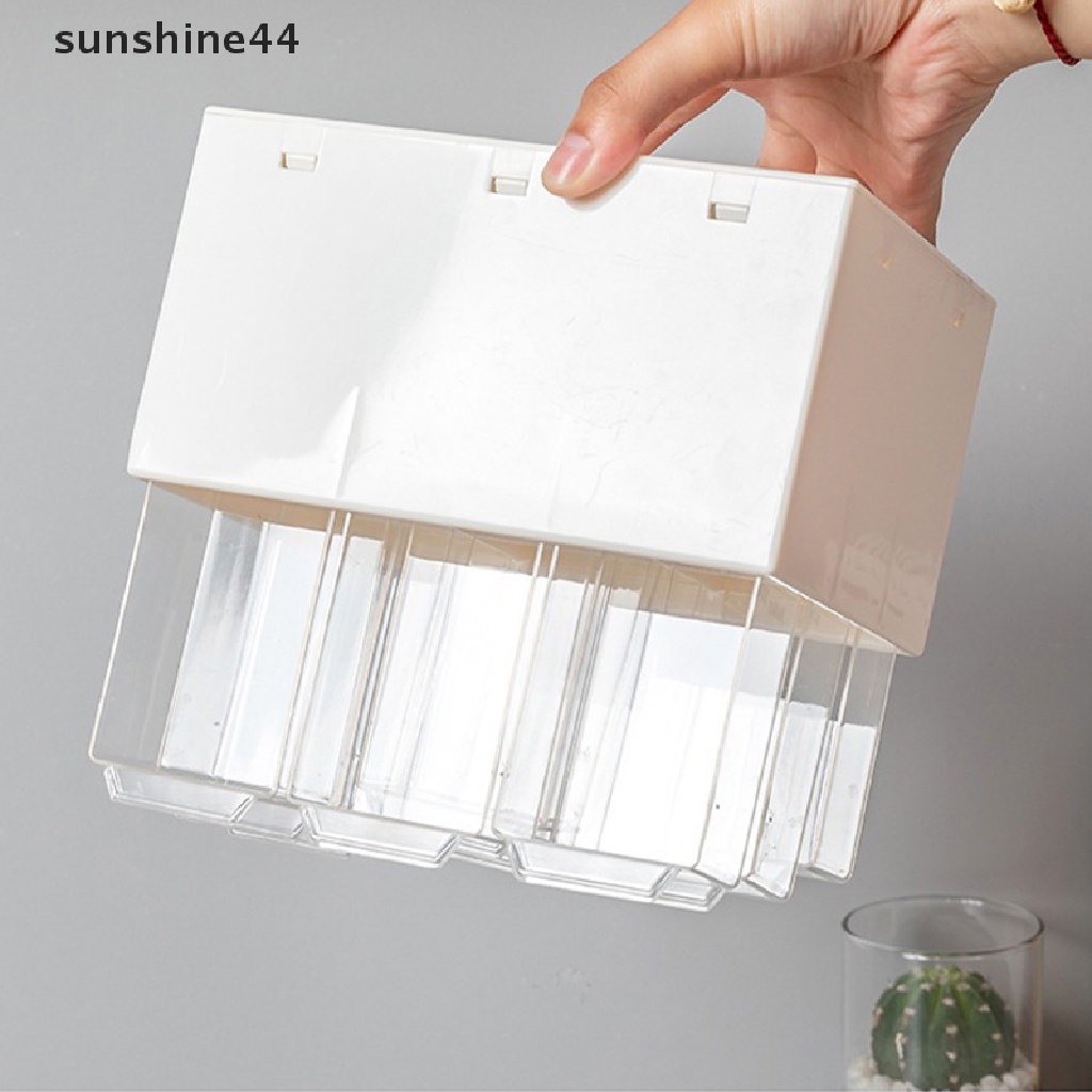 Sunshine Kotak Organizer Perhiasan / Kosmetik Mini Dengan 9 Laci