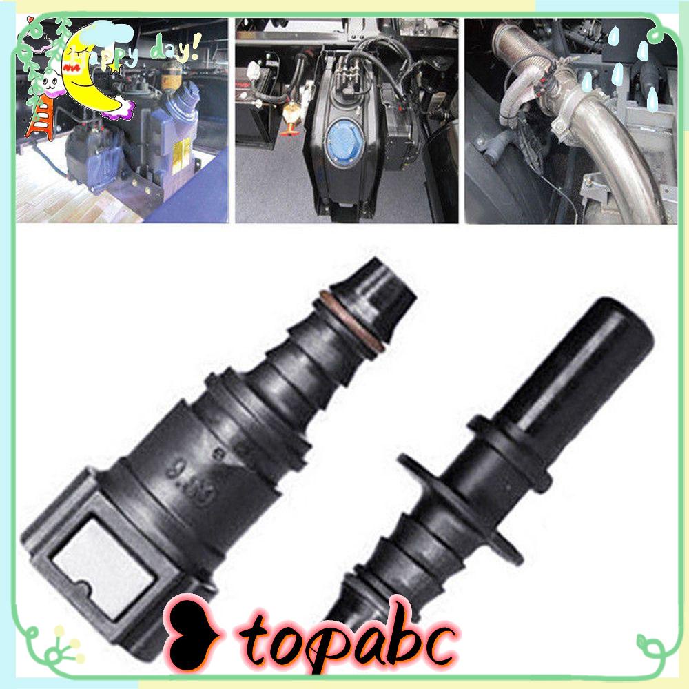 TOP 2 Set Useful Fuel Line Coupler Automotive Quick Release Hose Connector Auto Car Black Practical Disconnect Connectors