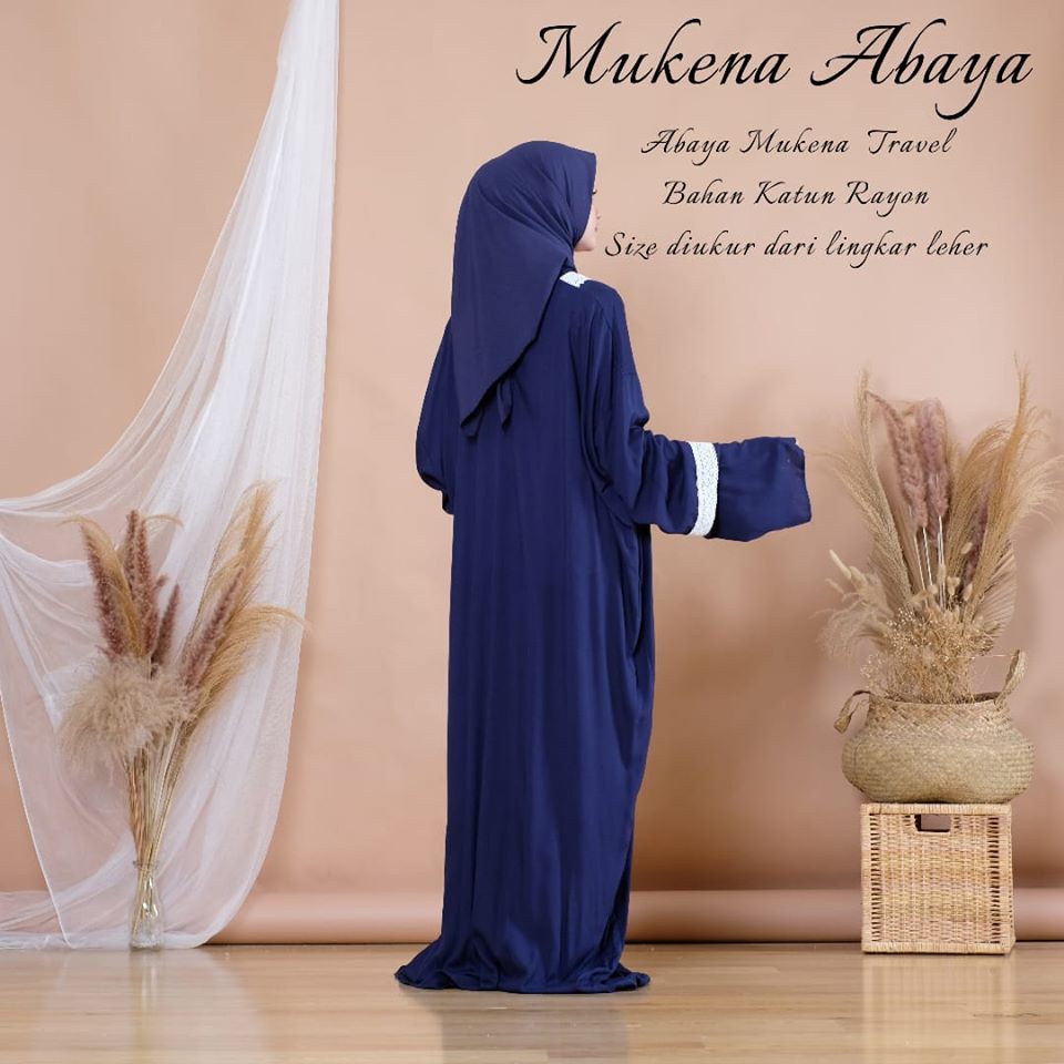 TERLARIS!! ABAYA MUKENA TRAVEL_MUKENA ABAYA BAHAN KATUN RAYON PREMIUM - MUKENA DEWASA - BEST SELLER