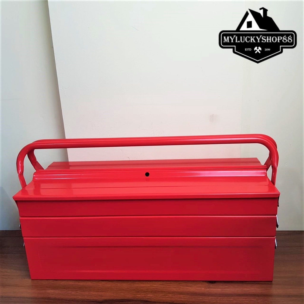 Tool Box Besi 3 Susun - ToolBox Kotak Perkakas dan Peralatan Mancing