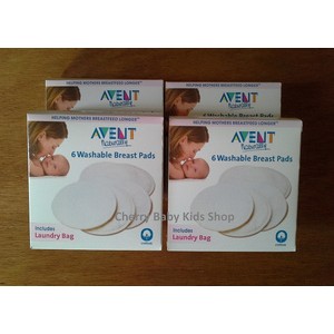 Avent/Love Mam Washable Breastpads (isi 6 pcs) with laundry bag Breastpad CBKS