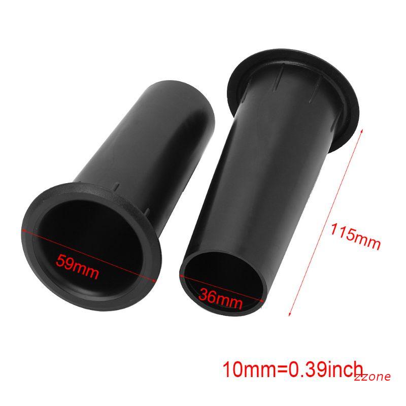 zzz 2PCS Speaker Port Tube Bass Reflex Vent Ventilation Connector 45x115mm Subwoofer Woofer Box Accessories