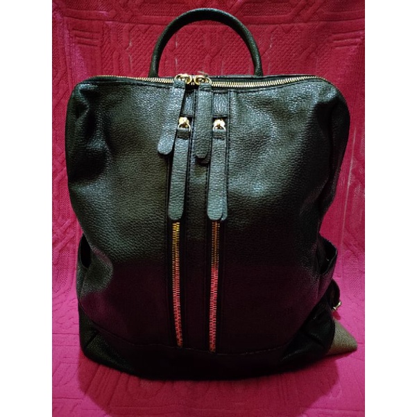 ransel kulit mantul preloved