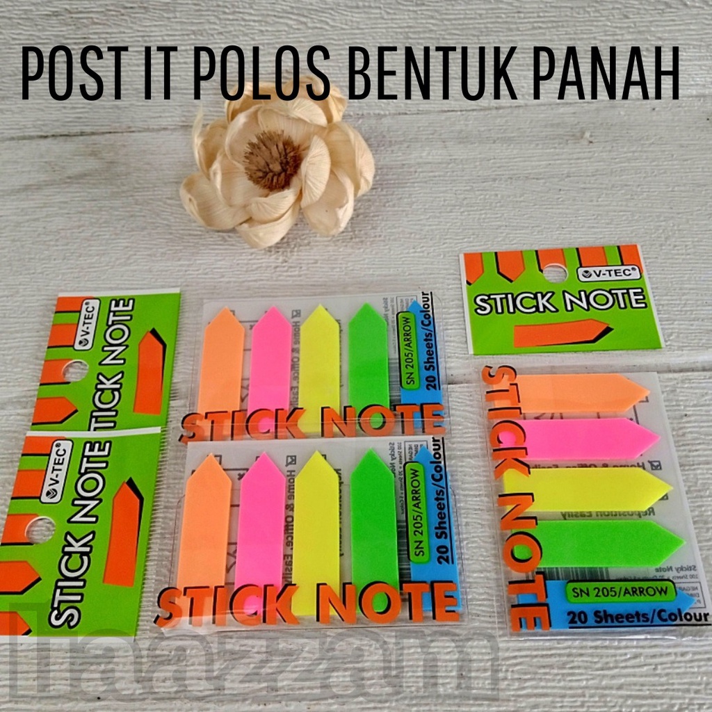 

Post it Pembatas Plastik / INDEX V-Tec 205 Bentuk Panah