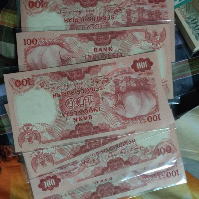 Uang Kuno 100 Rupiah Badak