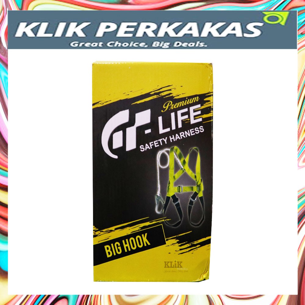 FULL BODY HARNESS SINGLE BIG HOOK GT LIFE PREMIUM