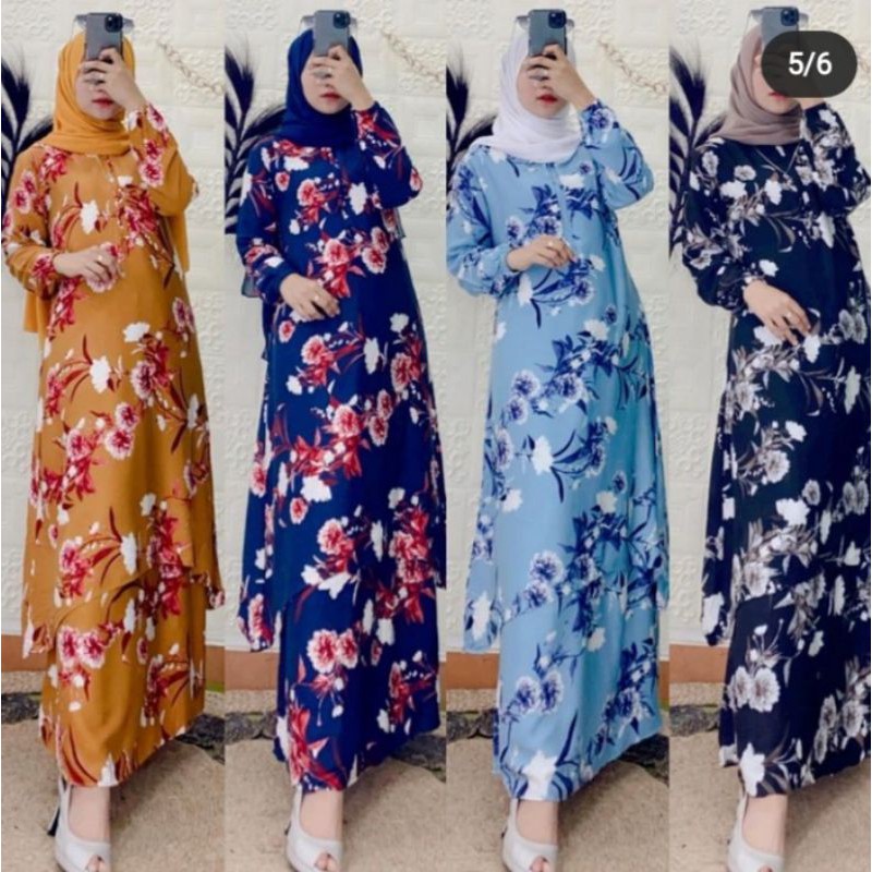 Gamis Malaysia Katun Twill by Famys Hijab