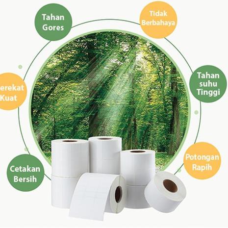 

qy ZVGE label thermal label stiker barcode label pengiriman 100x150 / 250 pcs K9 Murahー