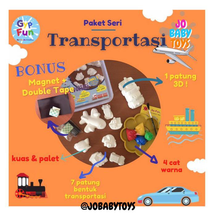 

Art / Jobabytoys X Gypfun Diy Painting Kit Trans Patung Lukis Mainan Edukasi