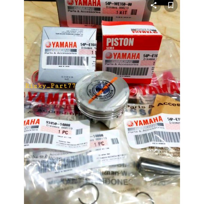 PISTON KIT RING SEHER MIO J SOUL GT 115 ASLI ORI YAMAHA 54P-WE160-00