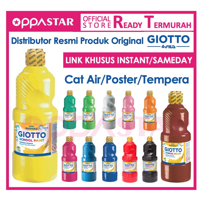 

Menakjubkan Cat Poster Giotto School Paint 1000 Ml - Grosir Murah