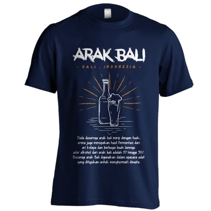 KAOS BX1701 - MINUMAN KERAS - ARAK BALI - DONGKER UKURAN S-XXL