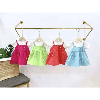 setelan Dress anak  Dress import anak  cewek model  polos  