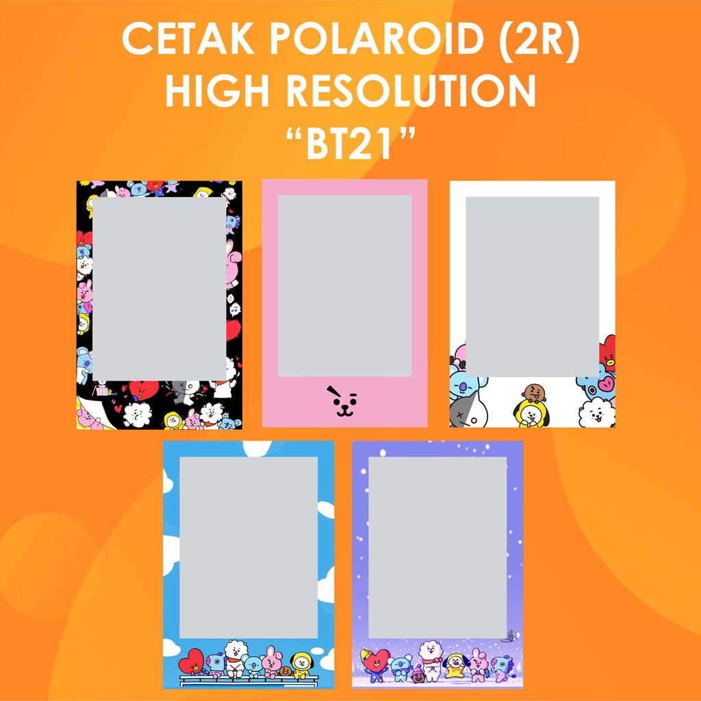 

CETAK FOTO POLAROID 2R MOTIF BT21 (HASIL TAJAM, KERTAS TEBAL & LAMINASI 2 SISI)