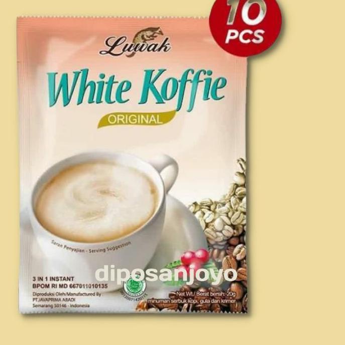 

⚡pecial 7.7 WHITE KOFFIE Kopi Luwak 10 sachet produck vyralral