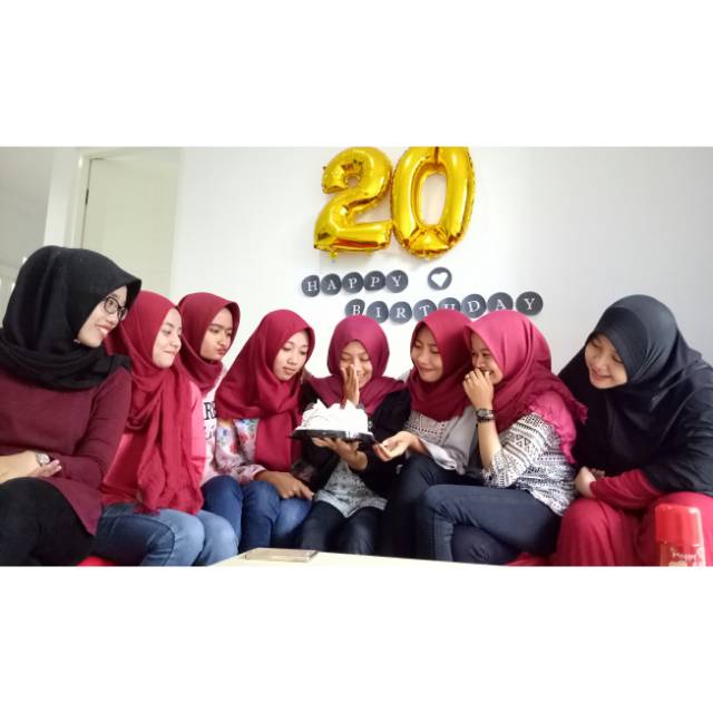 Balon angka/huruf 80cm