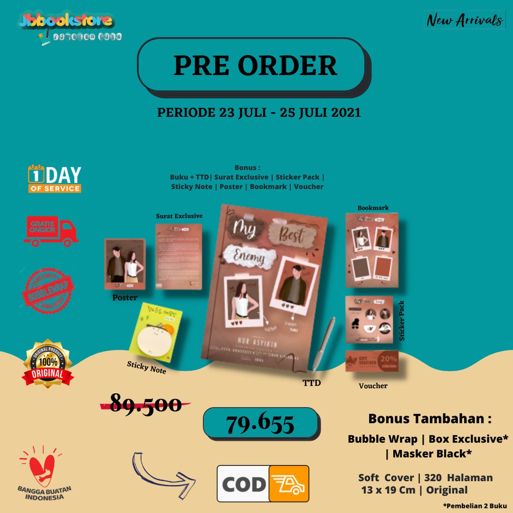 Novel My Best Enemy - Nur Asyikin