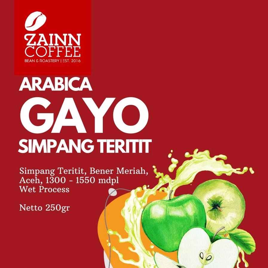 

Arabica Gayo Simpang Teritit roast by Zainn Coffee