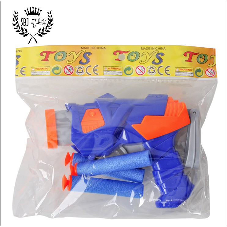 Mainan Pistol anak mini Soft Bullet Mirip Nerf Soft Bullet Gun