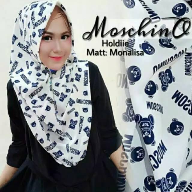 Jilbab Instan Simple Monalisa / Hijab HOODIE Motif