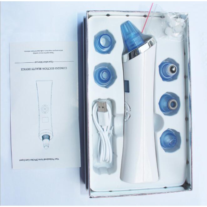 AOPHIA Penyedot Komedo Wajah Elektrik Acne Blackhead Cleaner - T3T197 - White