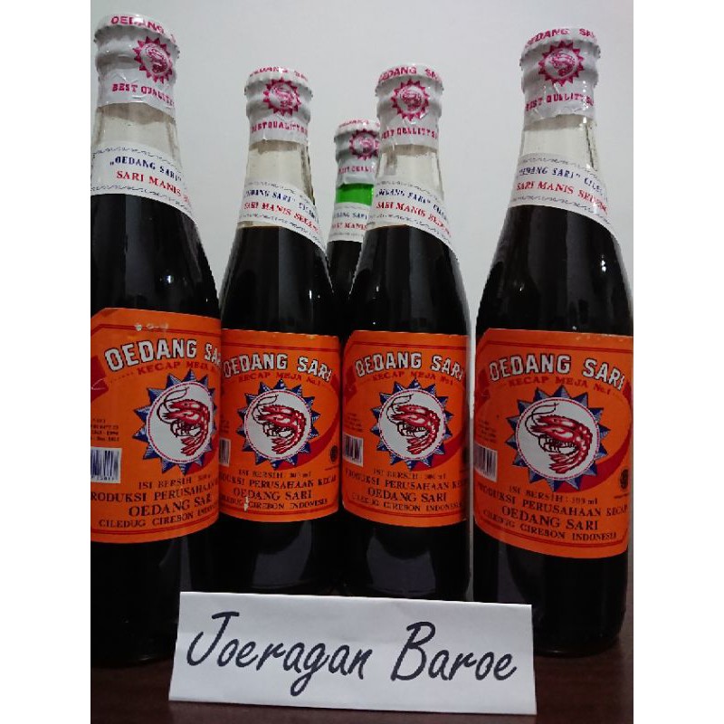 

HG Kecap Legendaris Manis Sedang Udang Sari Oedang Sari 290 ml