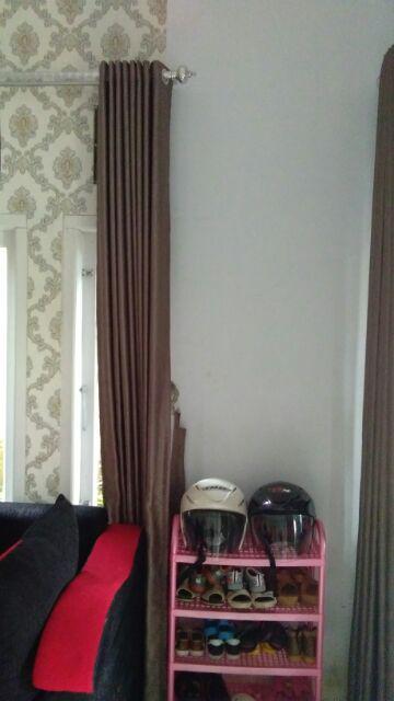 Wallpaper Dinding Klasik Gold Silver Ornamen Eropa Style Mewah