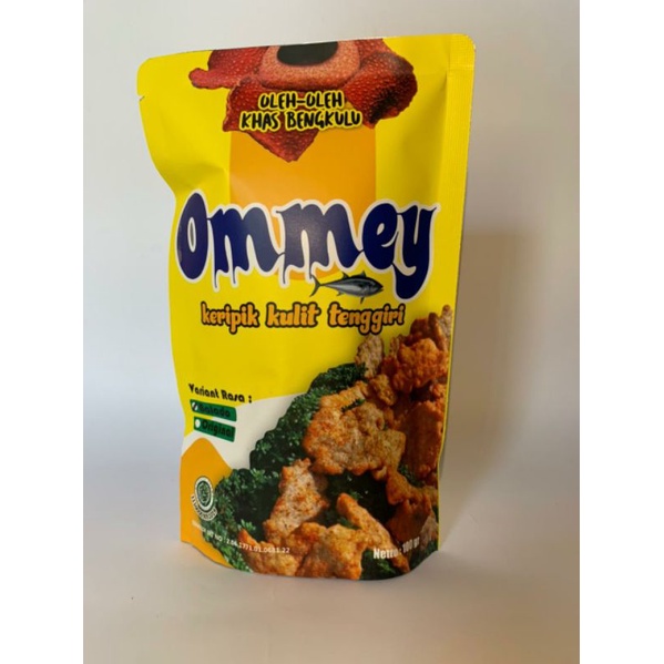 Jual Keripik Kulit Tenggiri Ommey 100gr Indonesia Shopee Indonesia