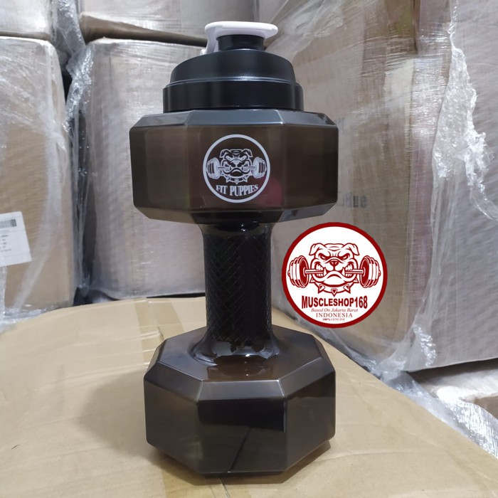 Air Botol Dumbbell 2.2 Liter Dumbel Unik Gym Fitness