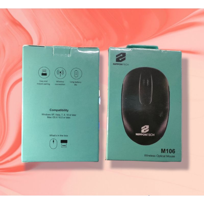 mouse wireles optical nipontech m106 original murah