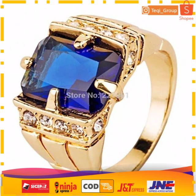 CINCIN PRIA BATU BERMATA BIRU