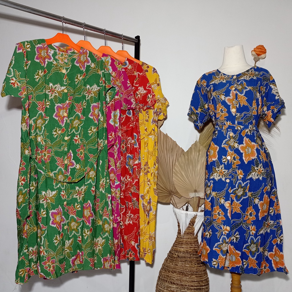 Daster AK Andien - 03 / Dress Batik Rayon ? Daster Rayon Motif Cerah