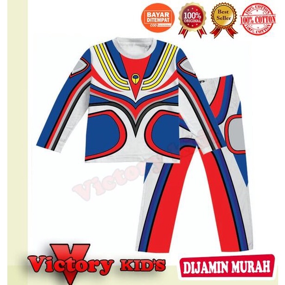 Victory kid's setelan/piyama anak laki-laki tangan panjang 1-10 thn