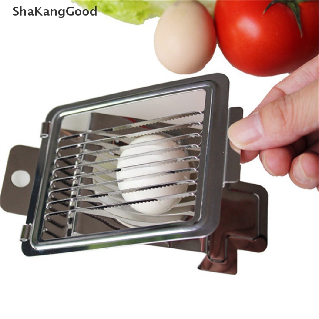 Alat Pengiris Telur Strawberry Tomat Bahan Stainless Steel