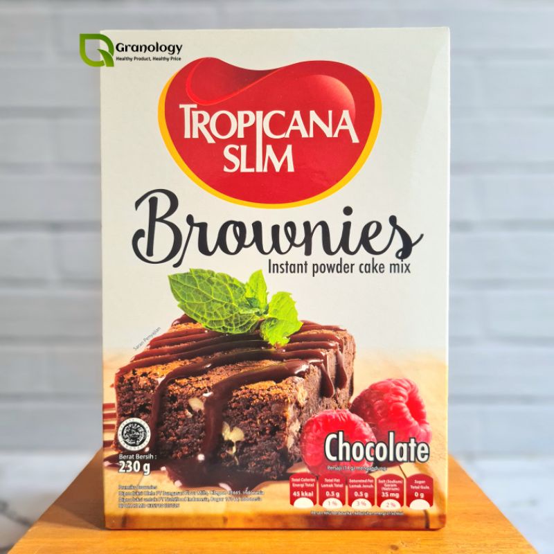 Tropicana Slim Instant Brownies Powder Mix 230 gram