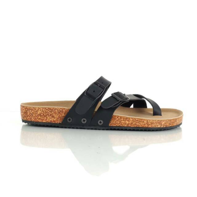 SANDAL JEPIT KULIT GOODNESS HITS BLACK