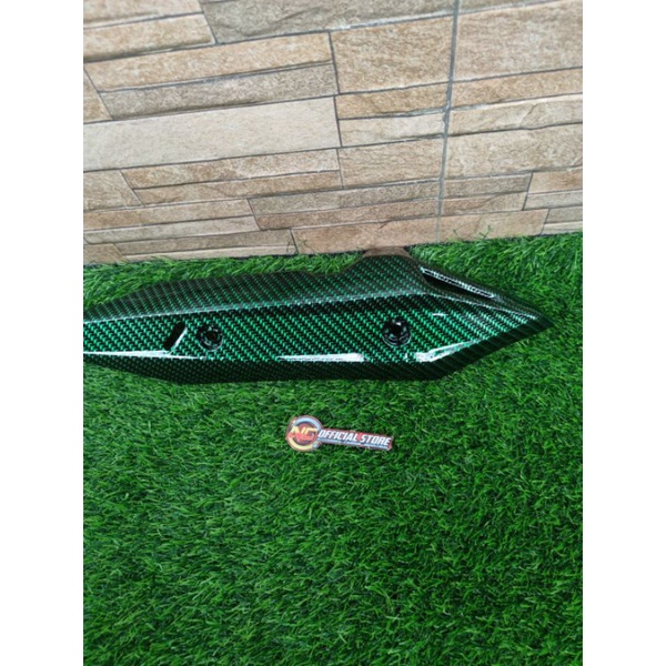 COVER KNALPOT VARIO NEW CARBON HIJAU