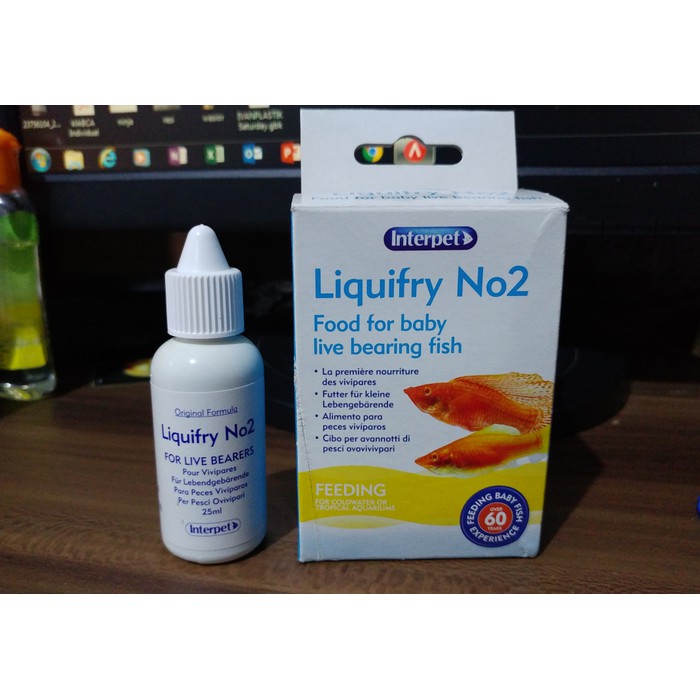 

MKH777 Liquifry no 2 pakan ikan Guppy