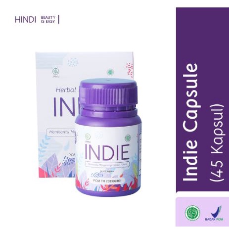 INDIE SLIM CAPSUL Pelangsing herbal Hindi Slim Kapsul