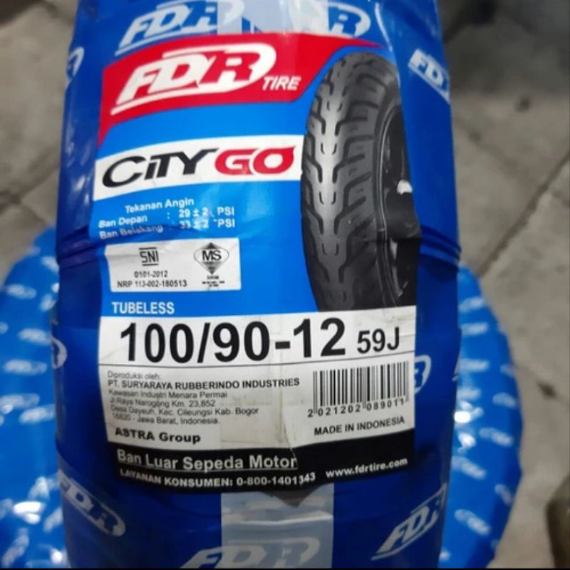 Ban luar 100/90-12 FDR CITYGO ring 12 scoopy vespa freego