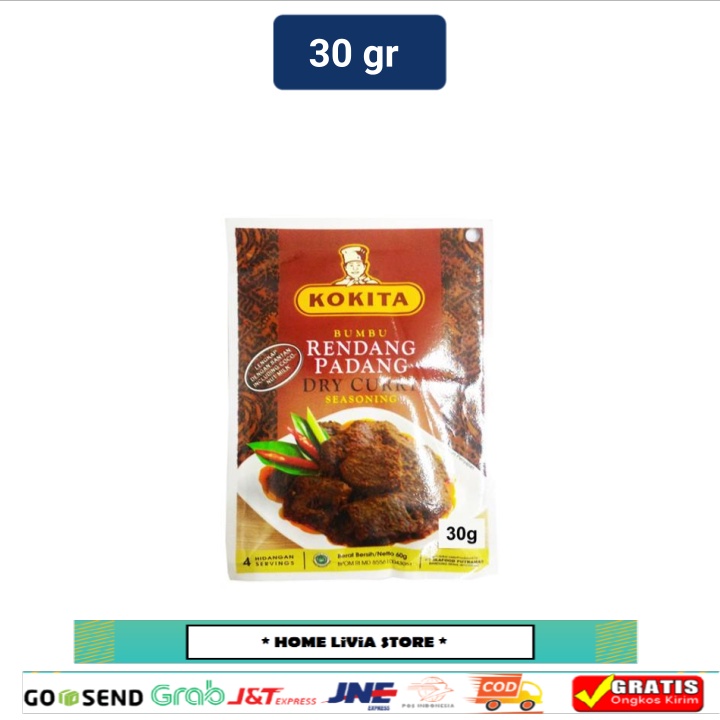 

Kokita Bumbu Rendang Padang 30 gr