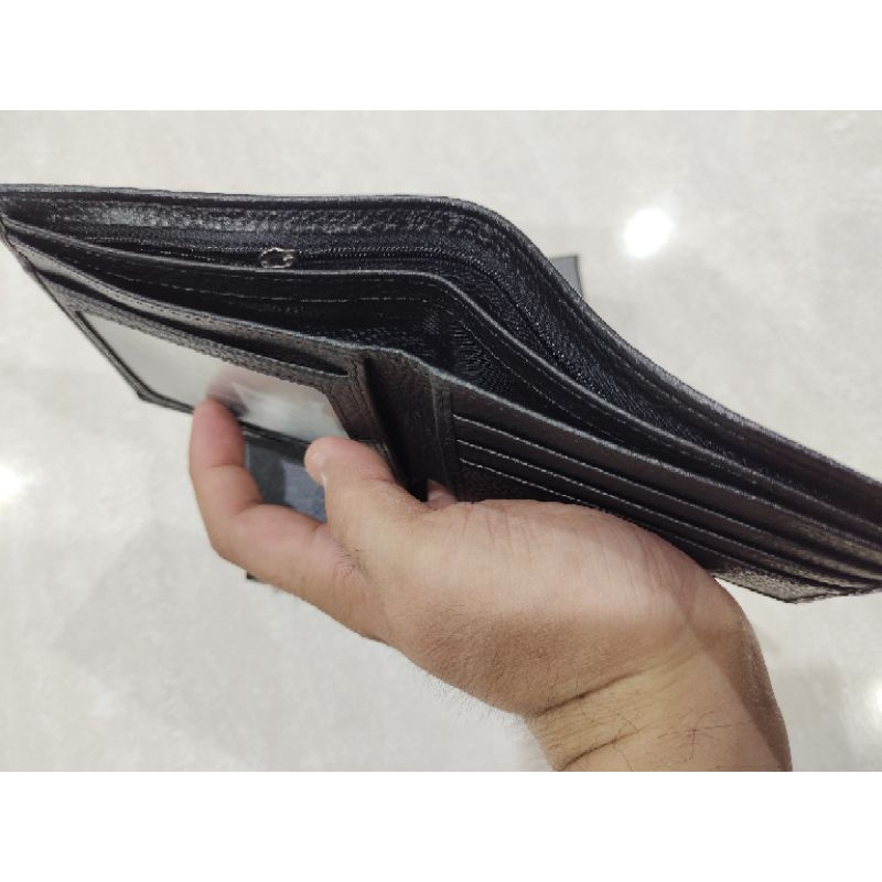 dompet pendek list hijau